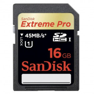 SanDisk Extreme Pro SDHC UHS Class 1 45MB/s 16GB
